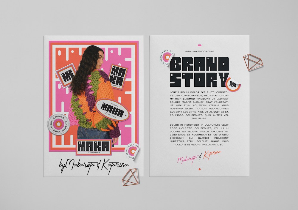 Jo Cao - Brand Identity & Custom Typography for MAKA Studios