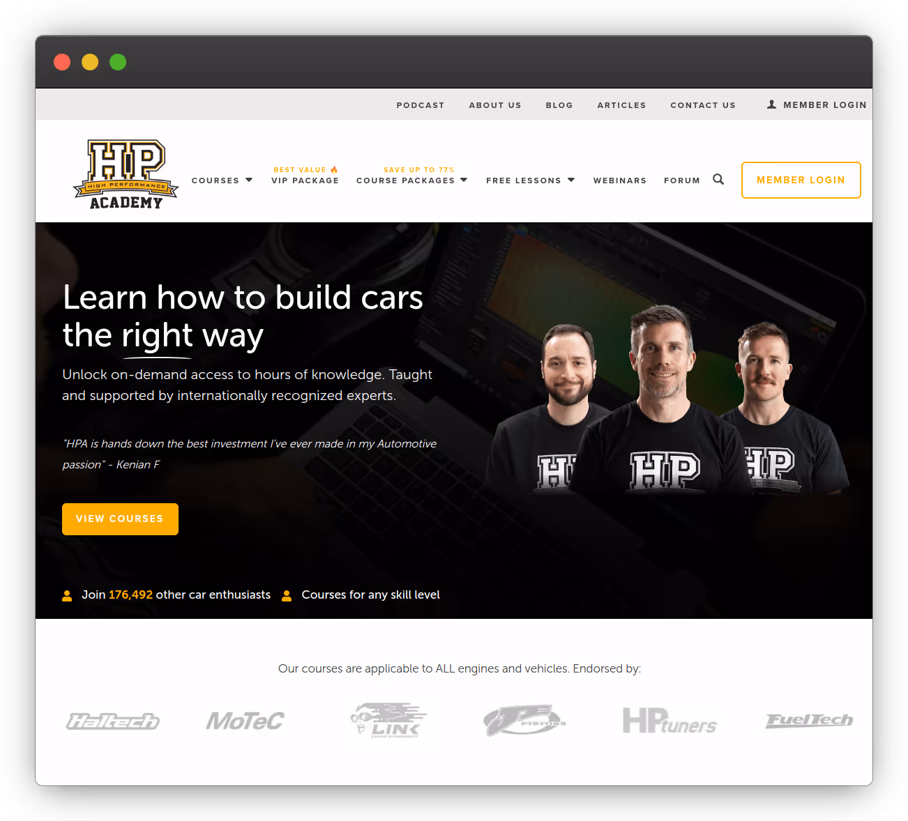 Jono Matla - Homepage Conversion Optimisation for High-Performance Academy