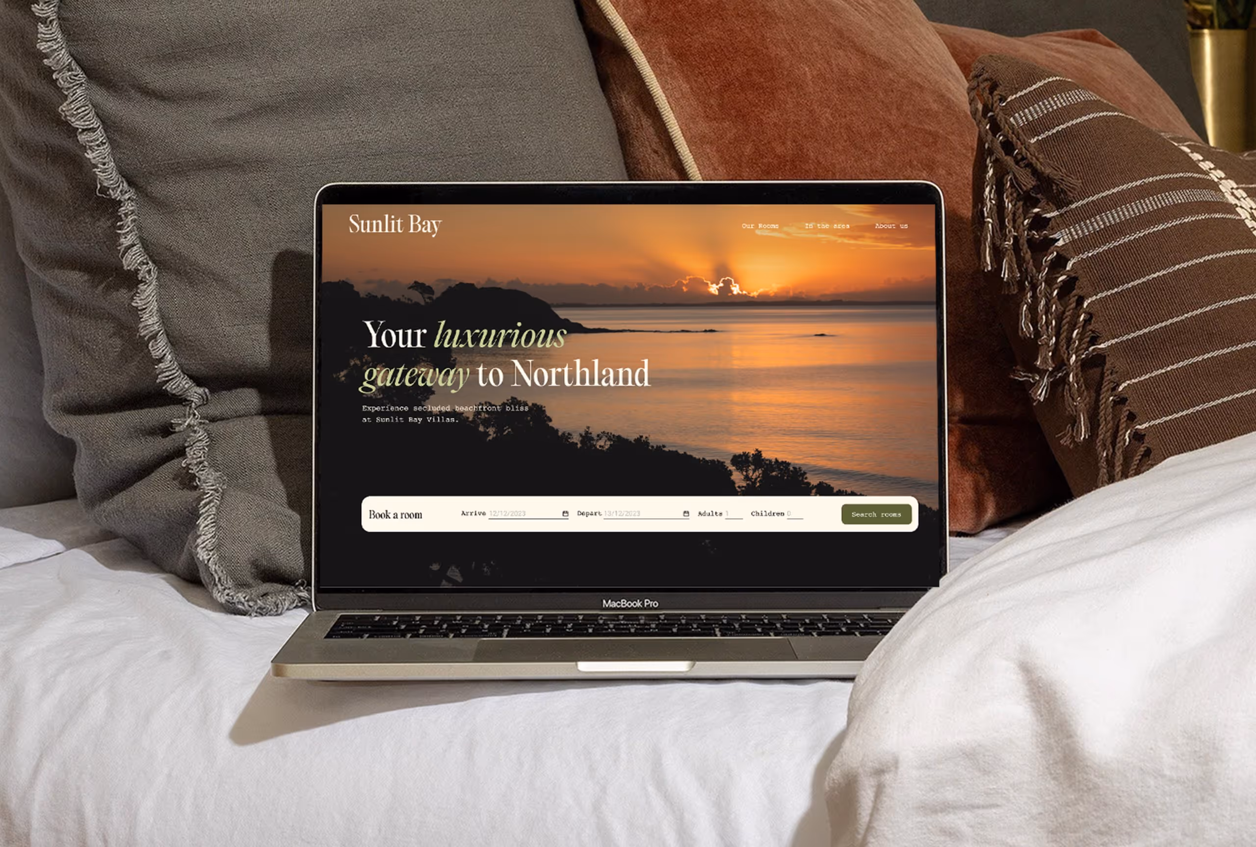 Sam Richardson - Sunlit Bay Website