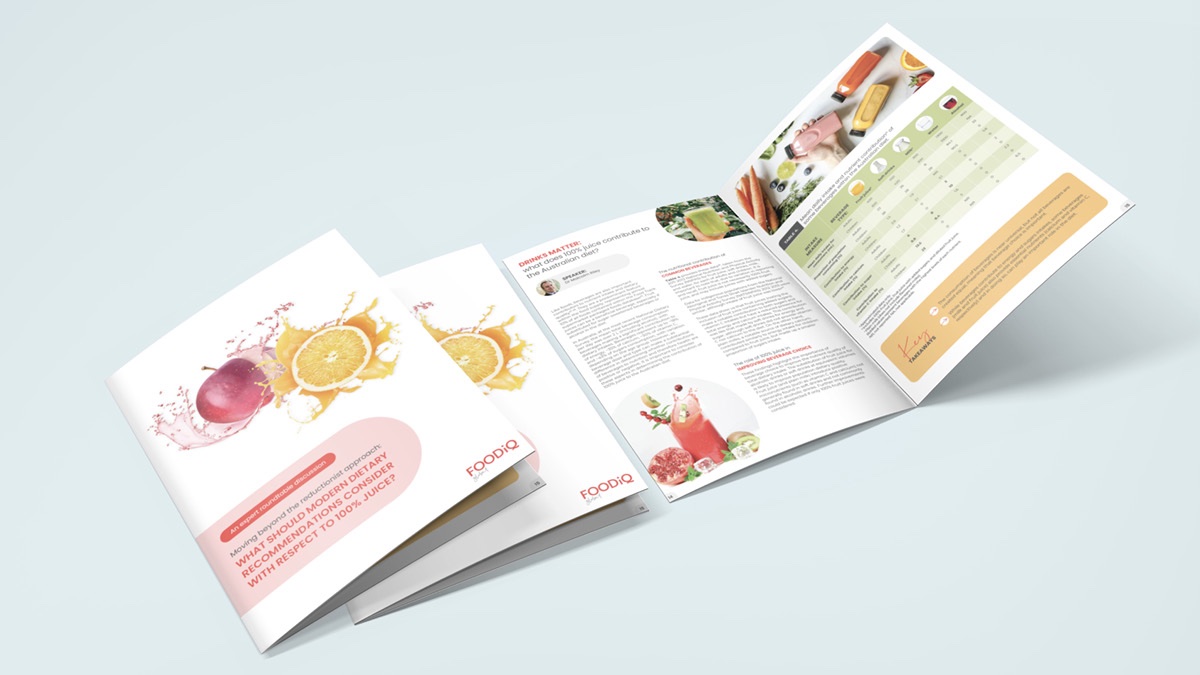 Helcia Berryman - Design of Scientific White Paper, Brochures & Infographics for FoodiQ