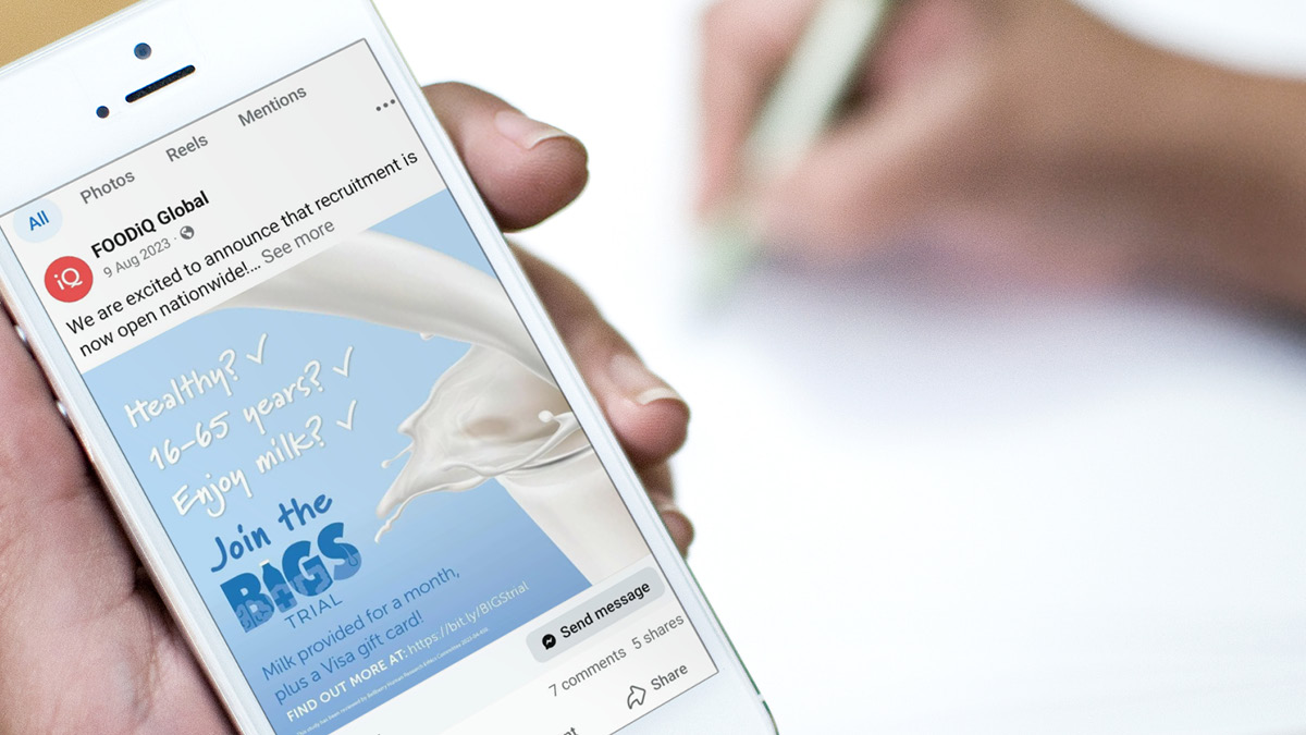 Helcia Berryman - Brand Creation and Marketing Collateral for various FoodiQ Milk Trials