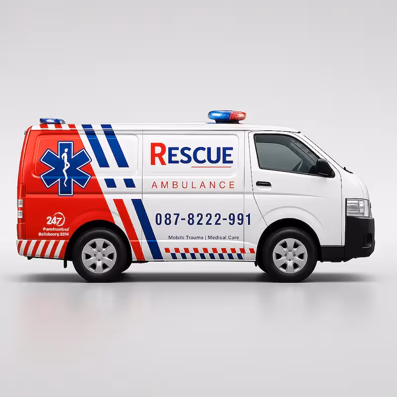 Retroreflective safety graphics for emergency service vehicles meeting regulatory standards.