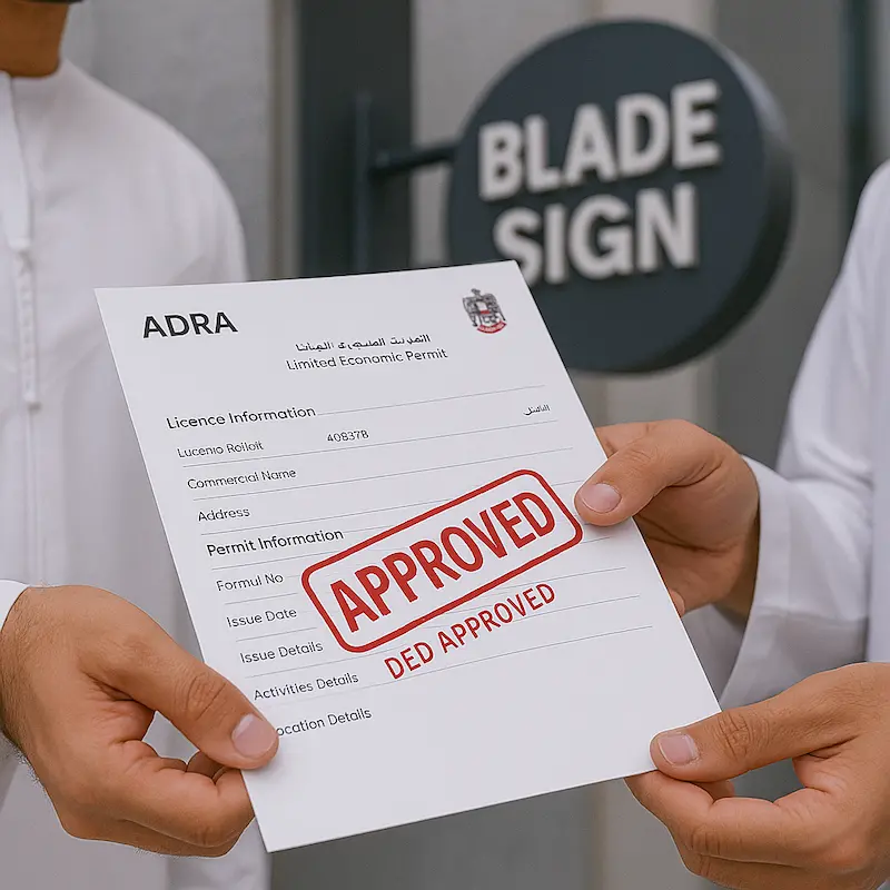 Blade Sign Permit