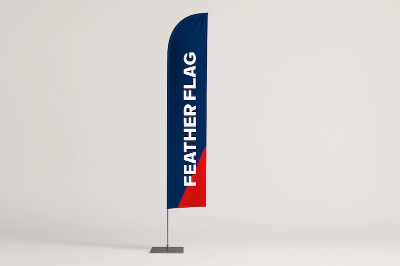 Feather Flags in Abu Dhabi | Outdoor Promotional Flags