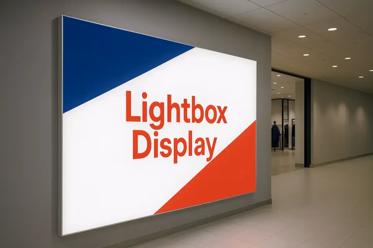 Illuminated graphic displays with LED lighting for indoor or outdoor.
