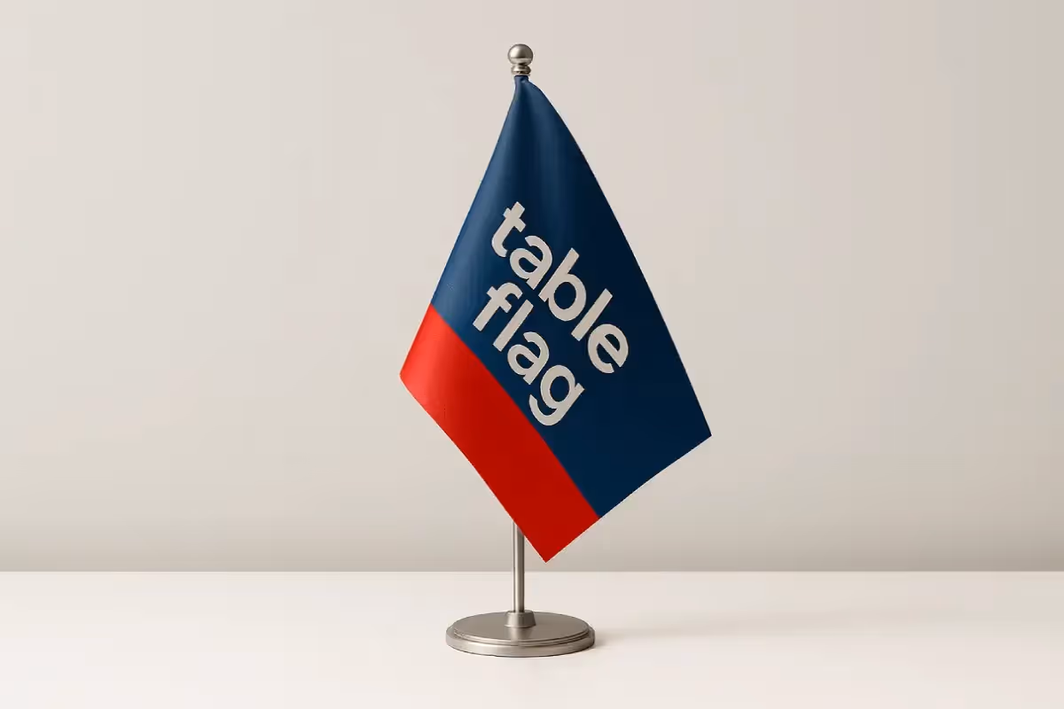 Table Flags Abu Dhabi | Desk Mounted Conference Flags