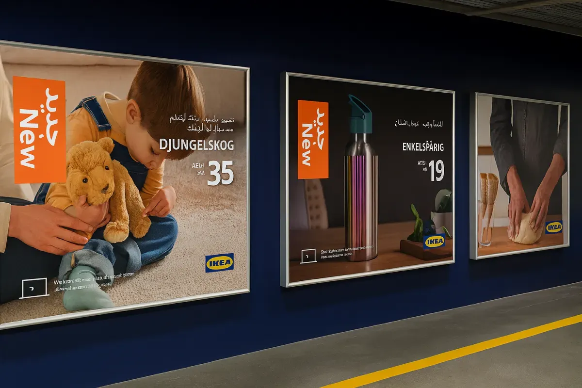 LED backlit lightbox with fabric-printed fascia, delivering uniform illumination and durable visual performance for branded environments