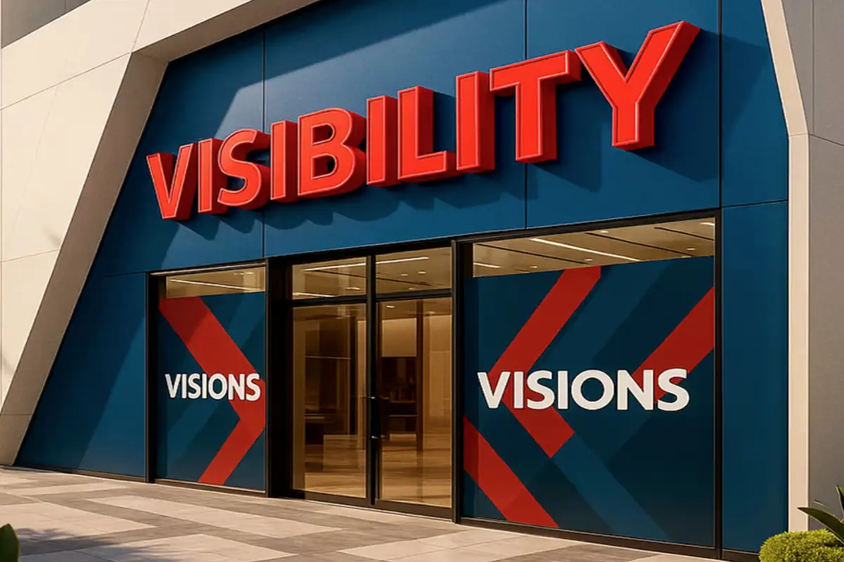 Shopfront signage systems with dimensional letters and illumination for retail facade branding