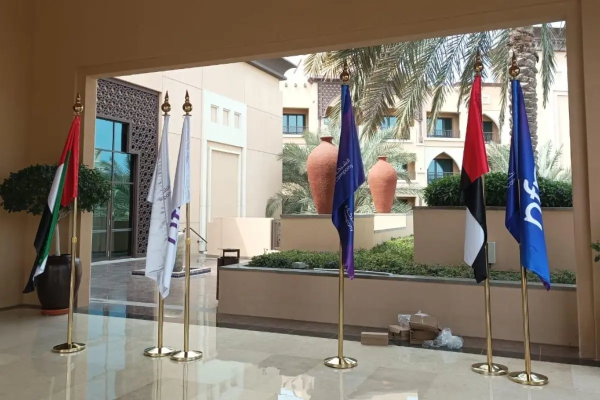 ceremony flag printing in Abu Dhabi