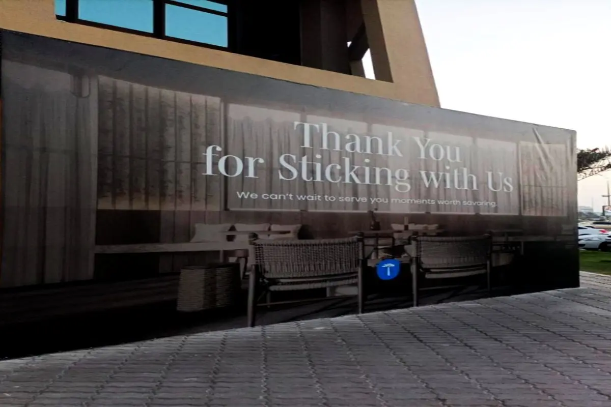 Construction Hoarding Banner - Abu dhabi