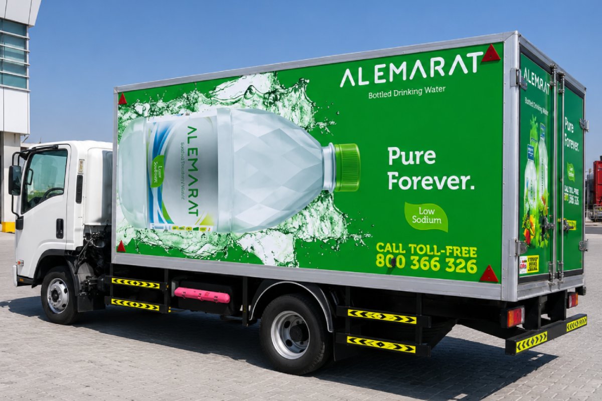 Truck Branding - Emirates Food, Abu Dhabi