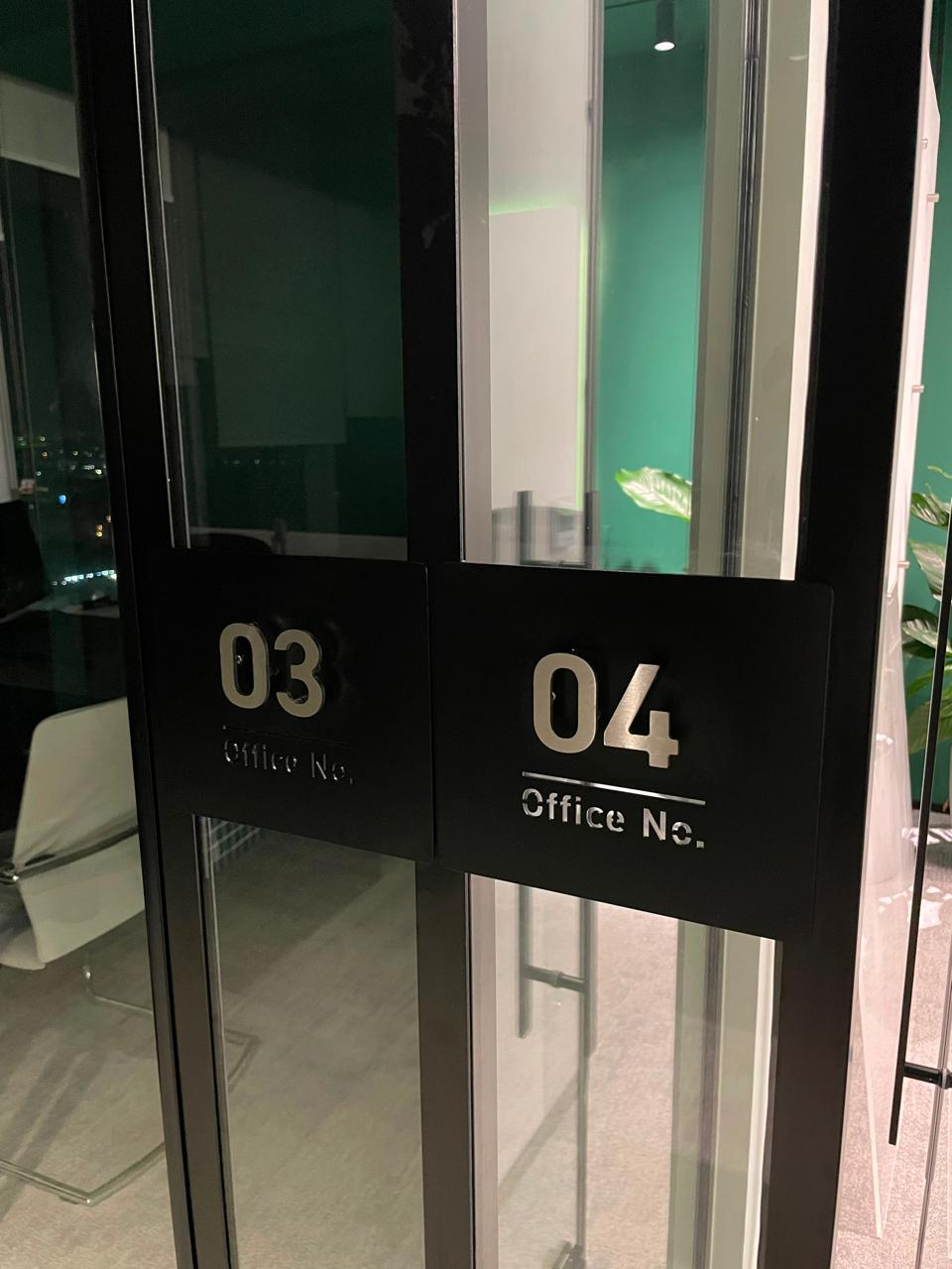 Open Innovation office signs