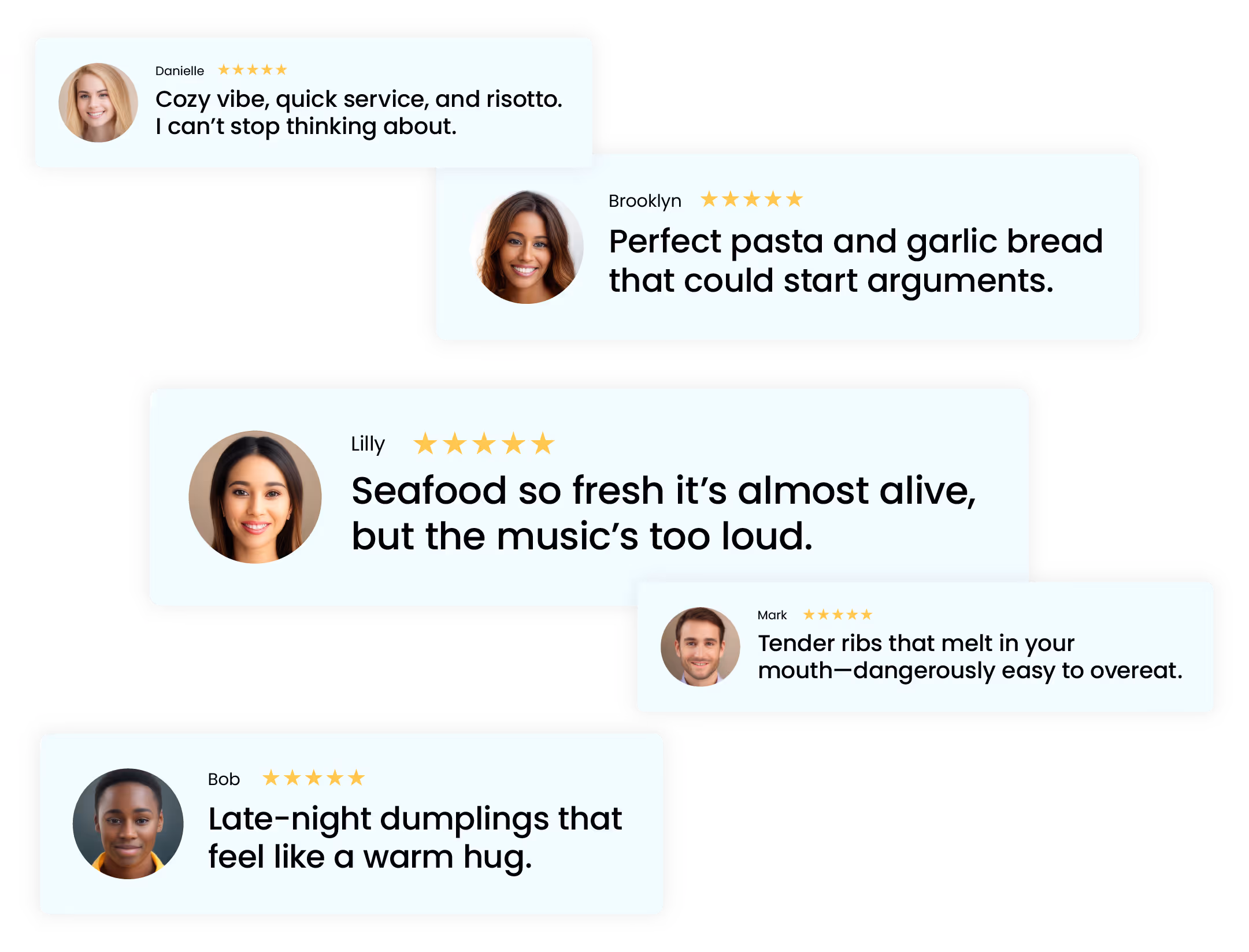 restaurant reviews