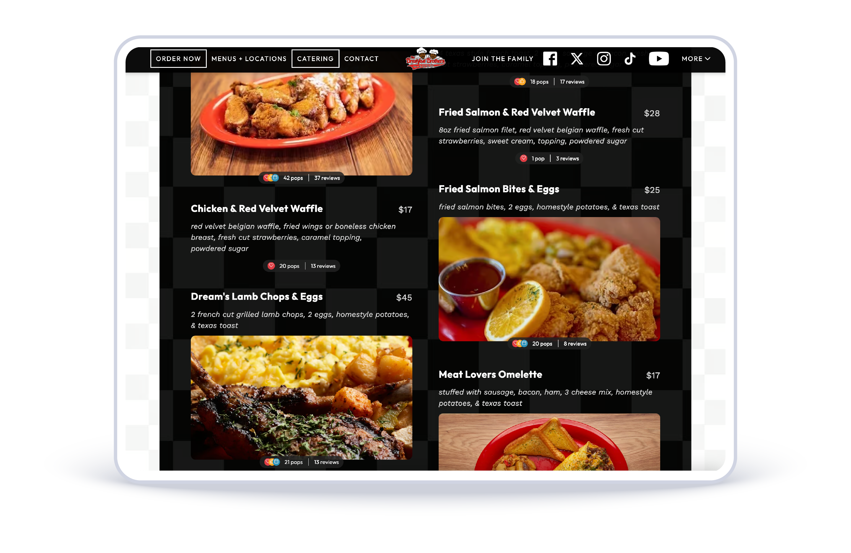 Breakfast Brothers website