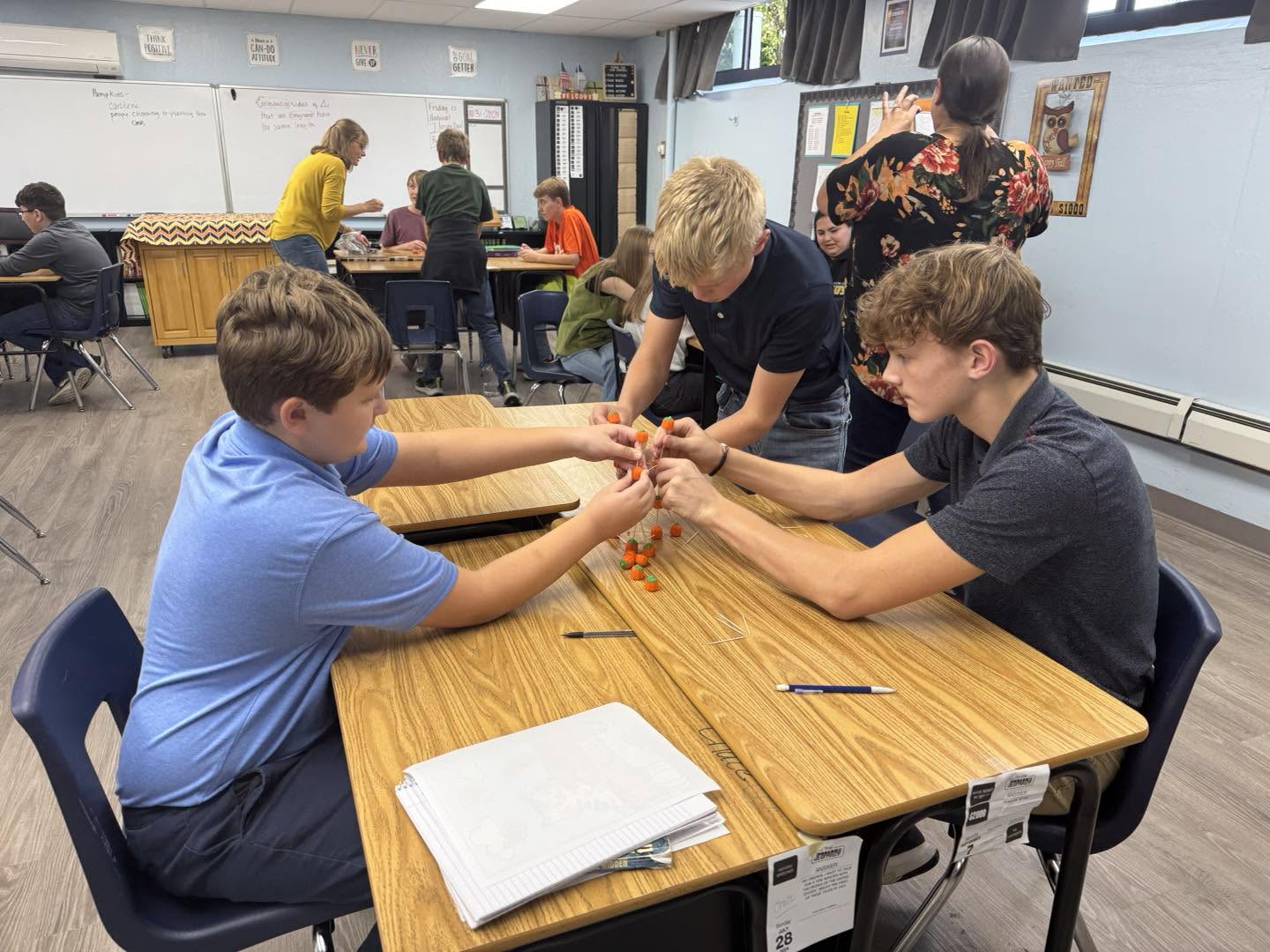 kids doing school activities