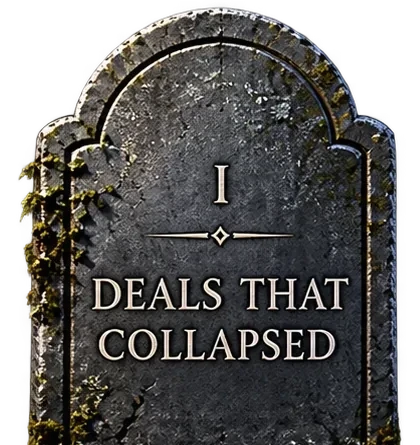 Chapter I: Deals That Collapsed