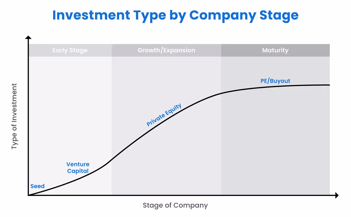 investment type by company stage