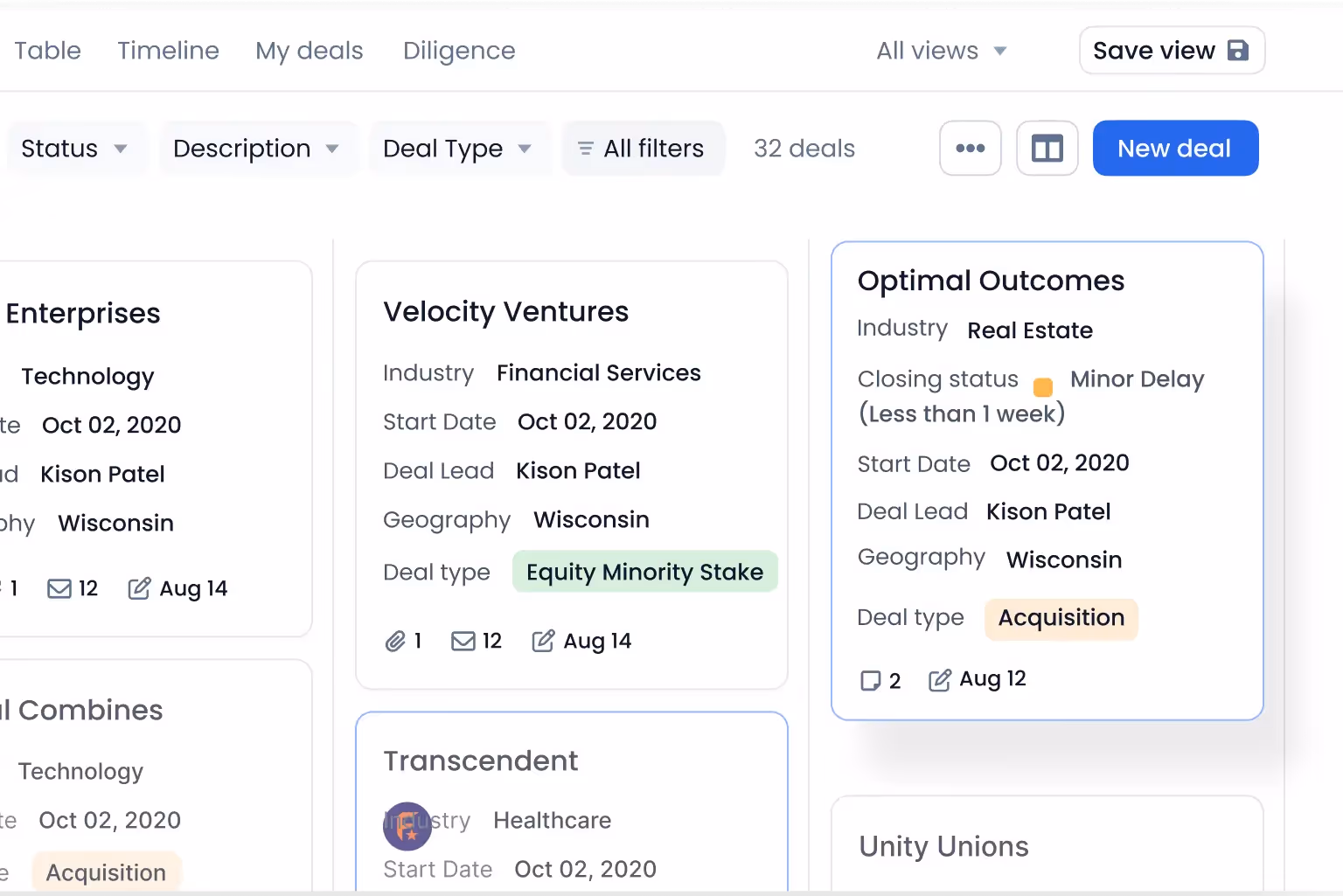 M&A pipeline management software