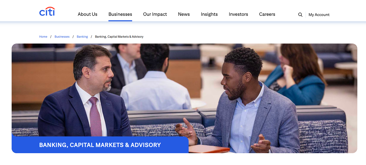Citi Banking, Capital Markets & Advisory