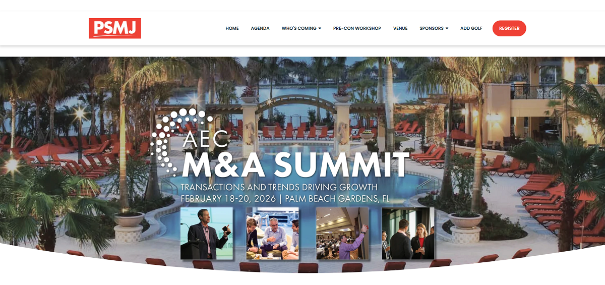 AEC M&A Summit: Transactions and Trends Driving Growth 
