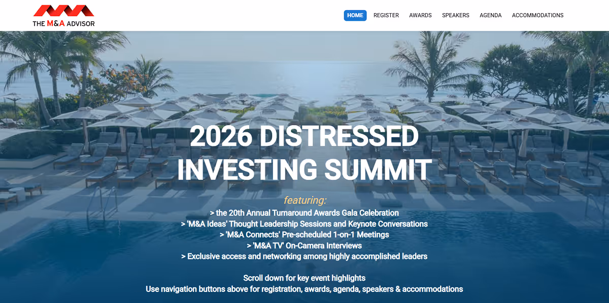 2026 Distressed Investing Summit
