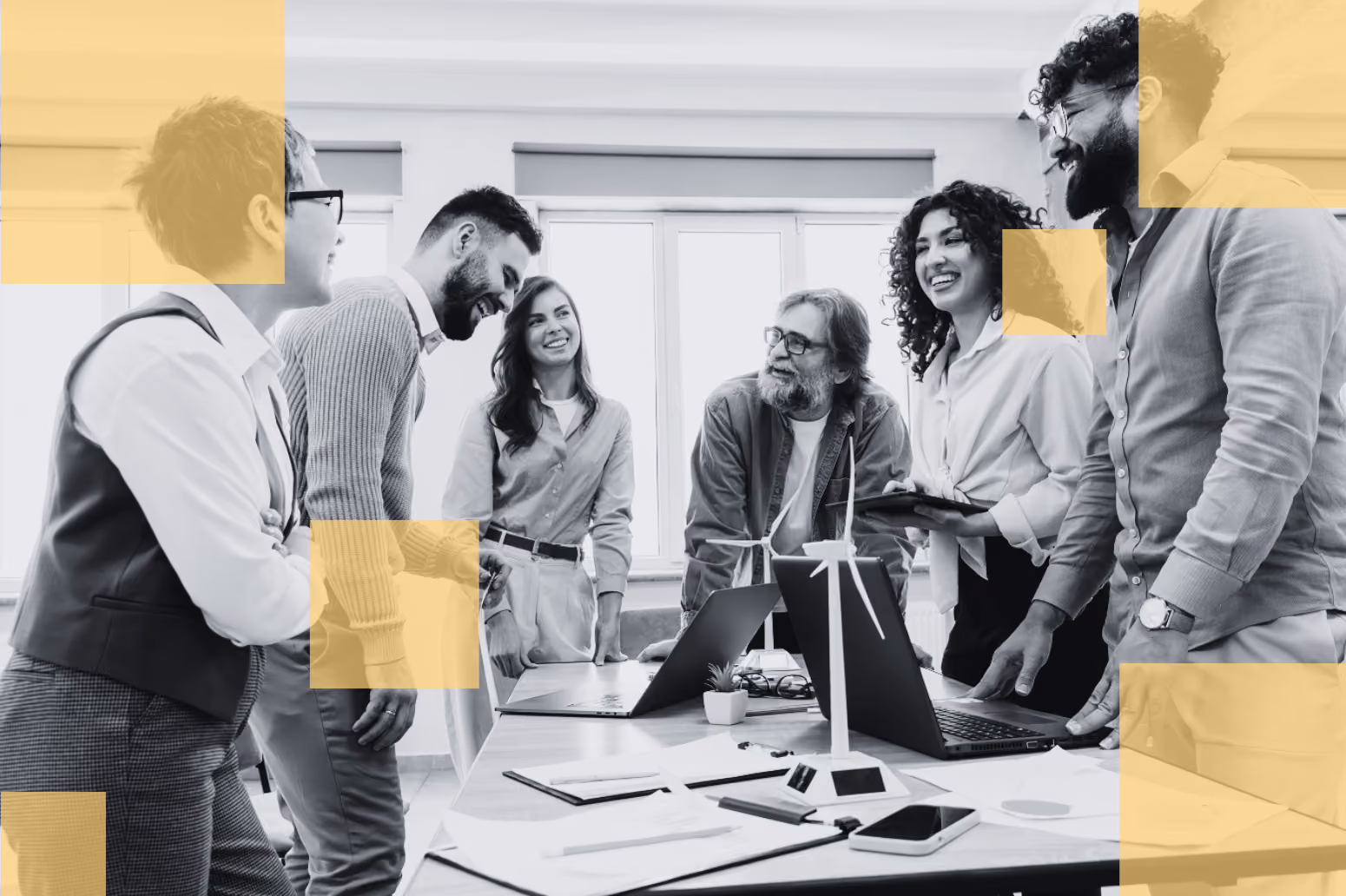 Deal team collaborating on an environmental due diligence assessment to evaluate environmental compliance, site risks, and liabilities before an acquisition