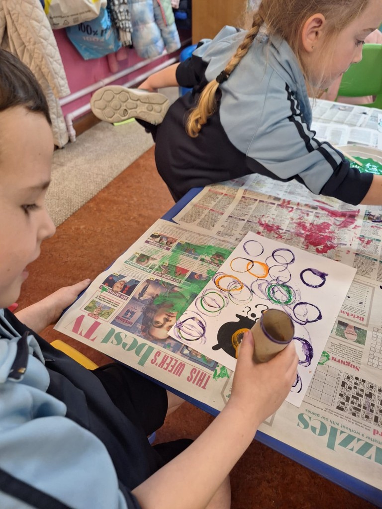 Senior Infants Halloween Artwork