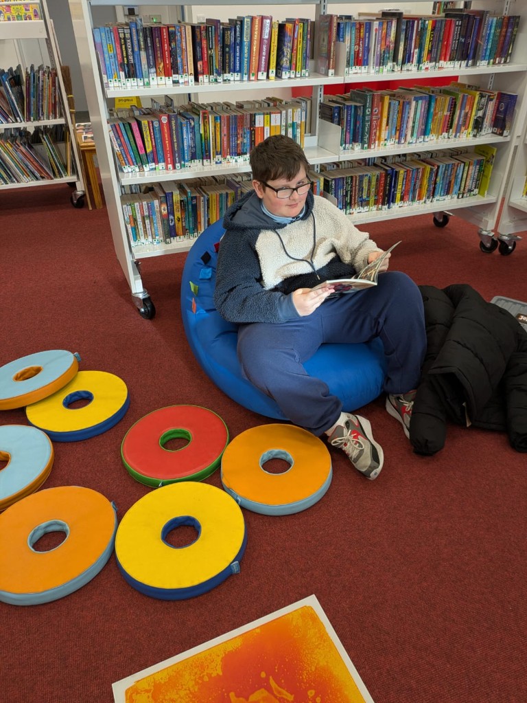 Visit to Newcastlewest library by Ms Hayes and Ms Sharpe's class