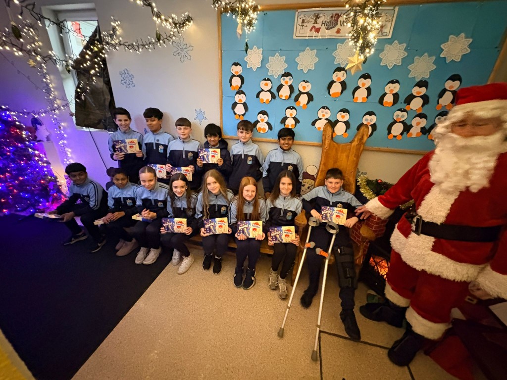 Santa's visit to our school