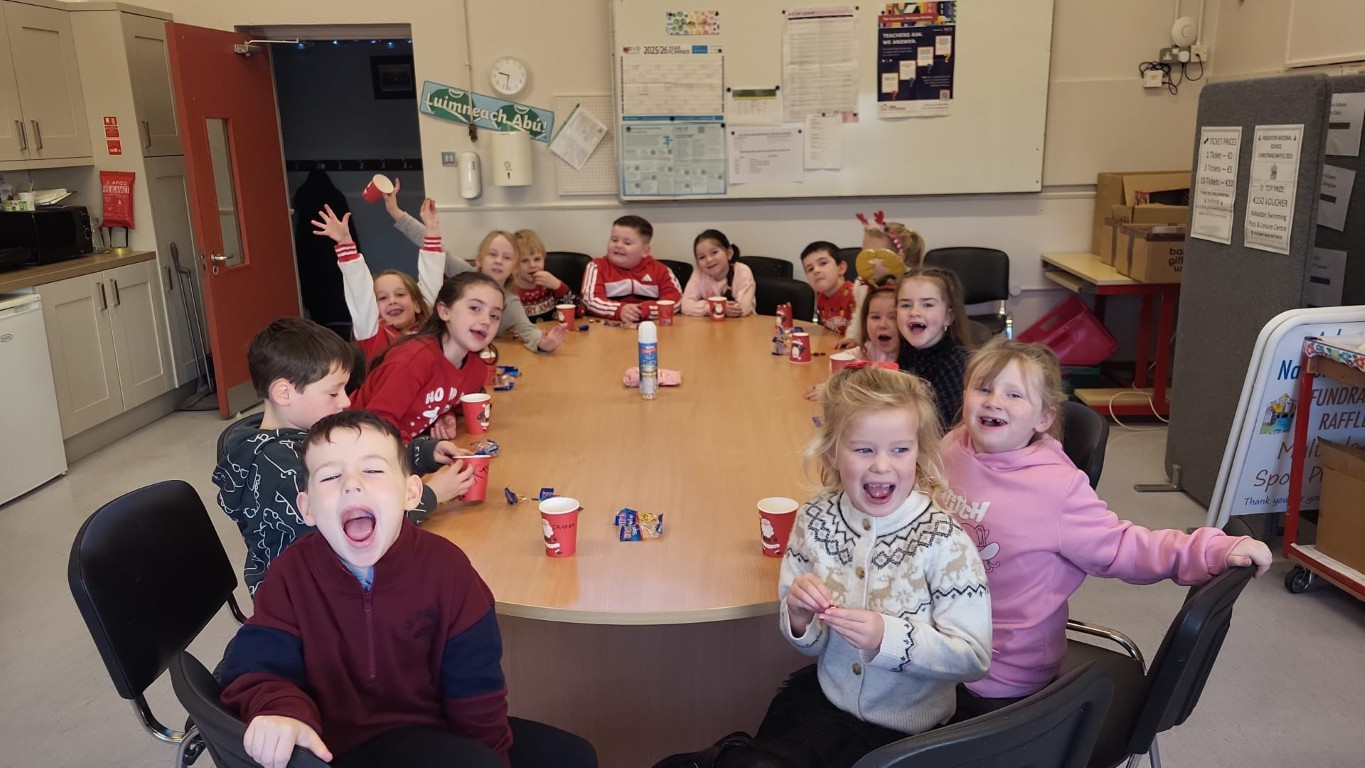 Hot Chocolate treat in Senior Infants