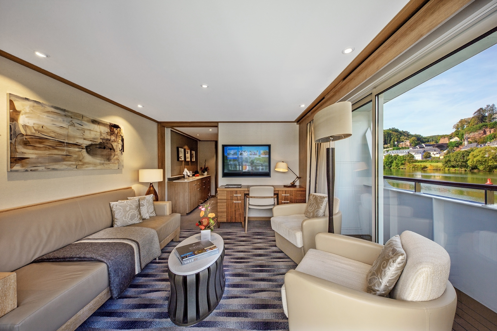 Book your Explorer suite far in advance to secure one of these Viking top-cabins