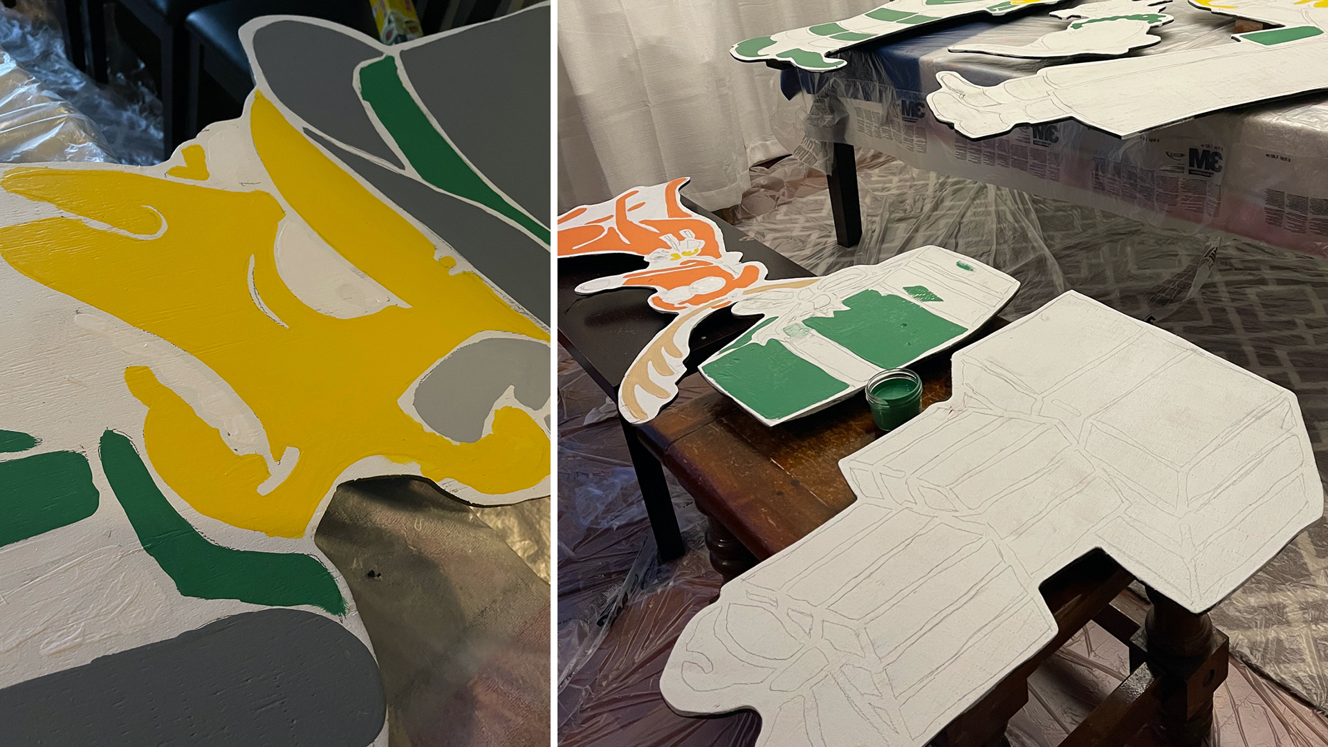 Assembly line painting example