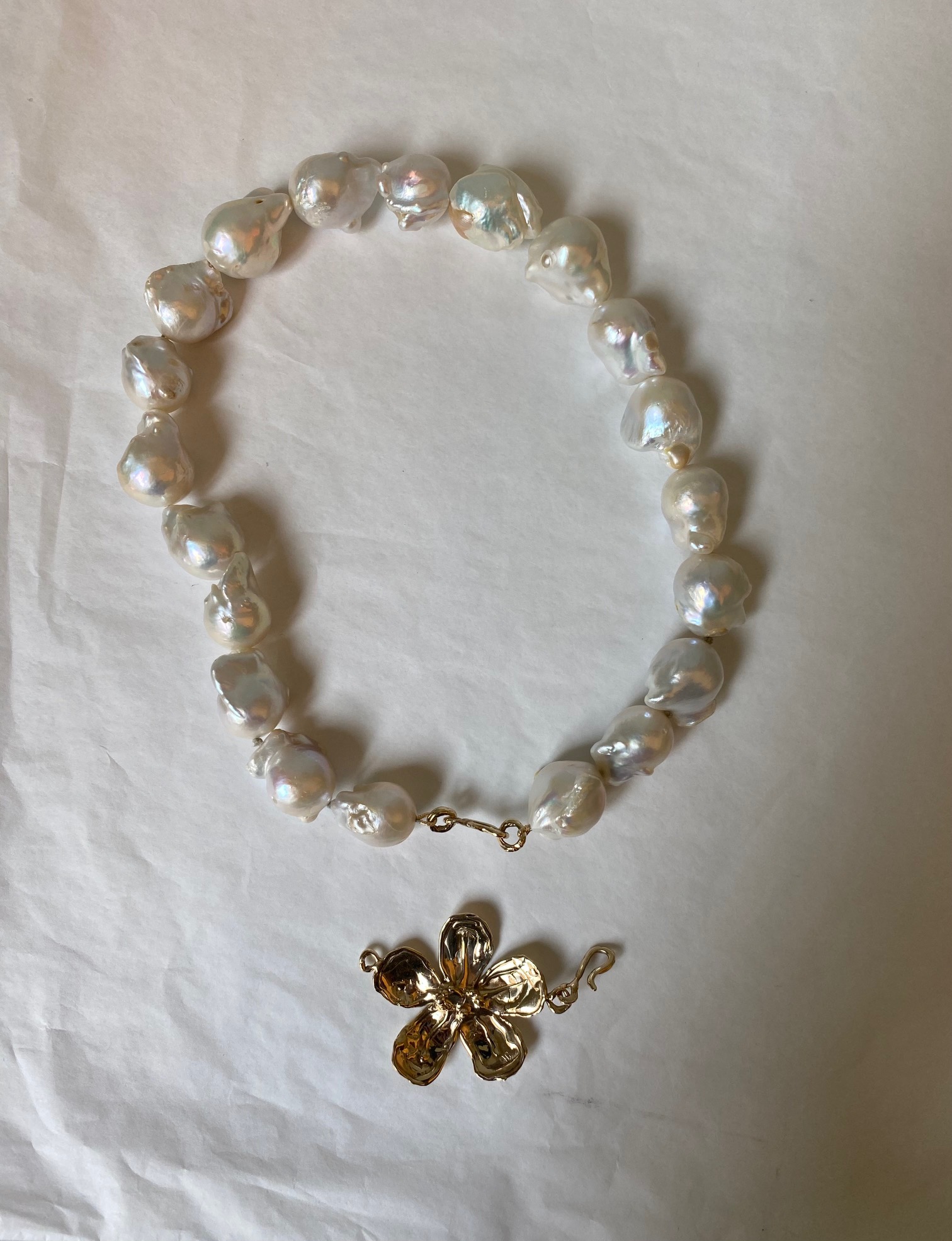 MARGOT baroque pearl collar