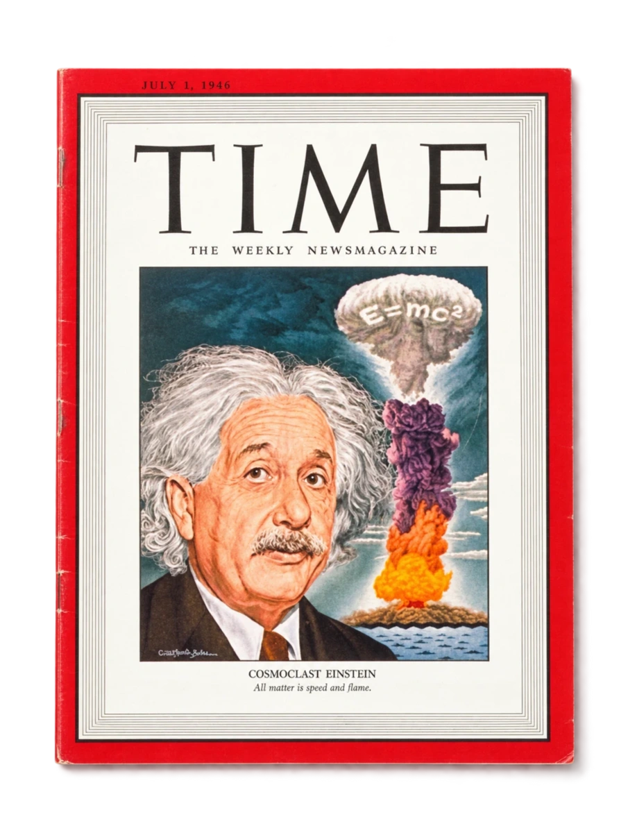 Couverture de TIME, 1er juillet 1946 : Cosmoclast Einstein