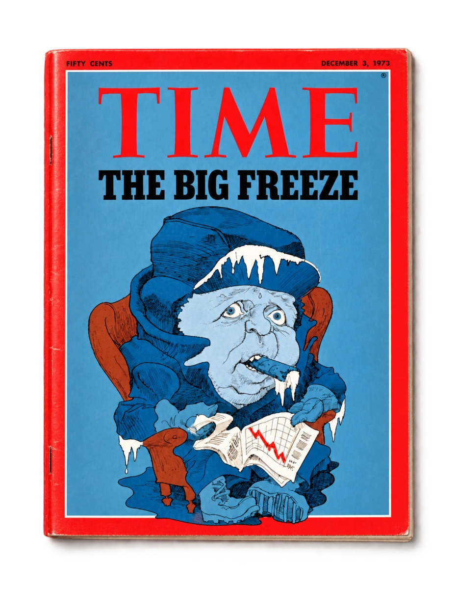 Couverture de TIME, 3 décembre 1973 : The Big Freeze