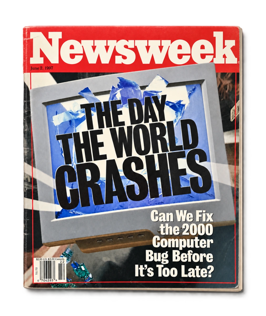 Couverture de Newsweek, 2 juin 1997 : The Day the World Crashes