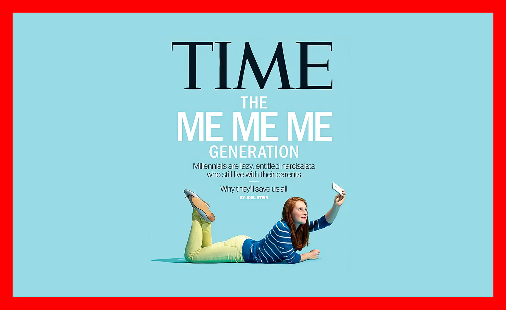 Couverture de Time consacrée à la génération Me Me Me.