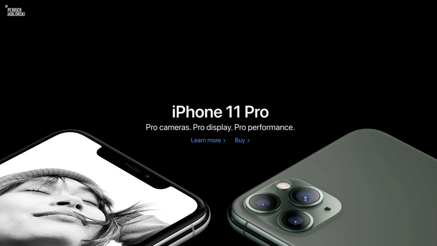 Présentation de l’iPhone 11 Pro associant appareil photo, écran et performances.