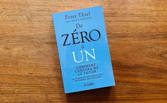 Couverture du livre De zéro à un de Peter Thiel avec Blake Masters.