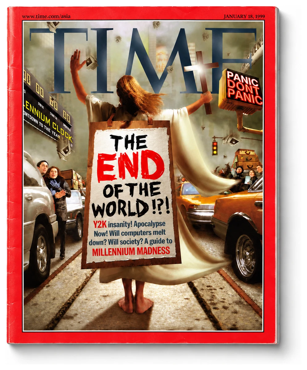 TIME, 18 janvier 1999. Le bogue de l’an 2000 fait craindre une panne planétaire.