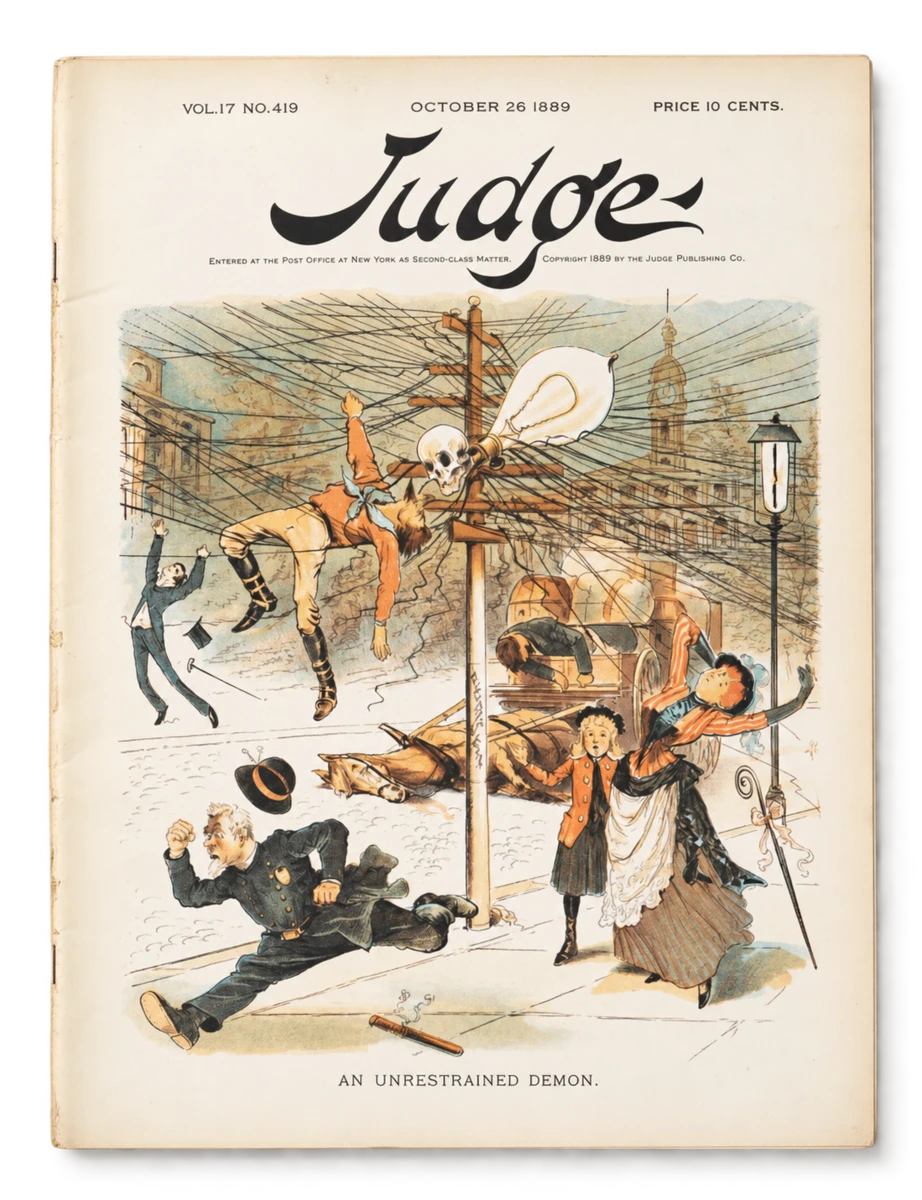 Couverture de Judge, 26 octobre 1889 : The Unrestrained Demon