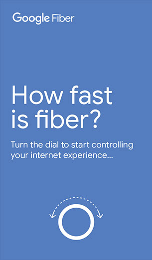 Google fiber - how fast is fiber screen