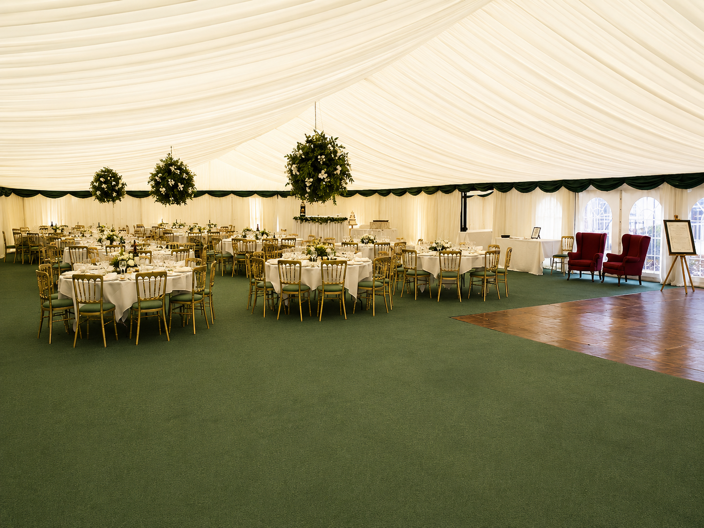 Marquee Wedding Party