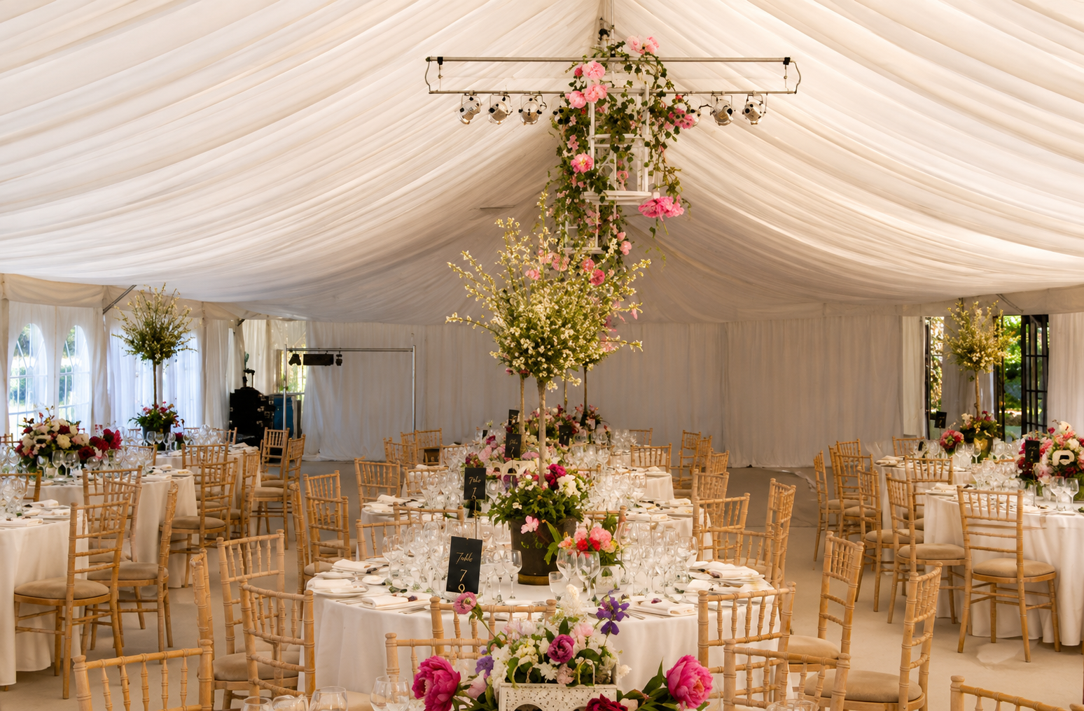 Marquee Wedding Party
