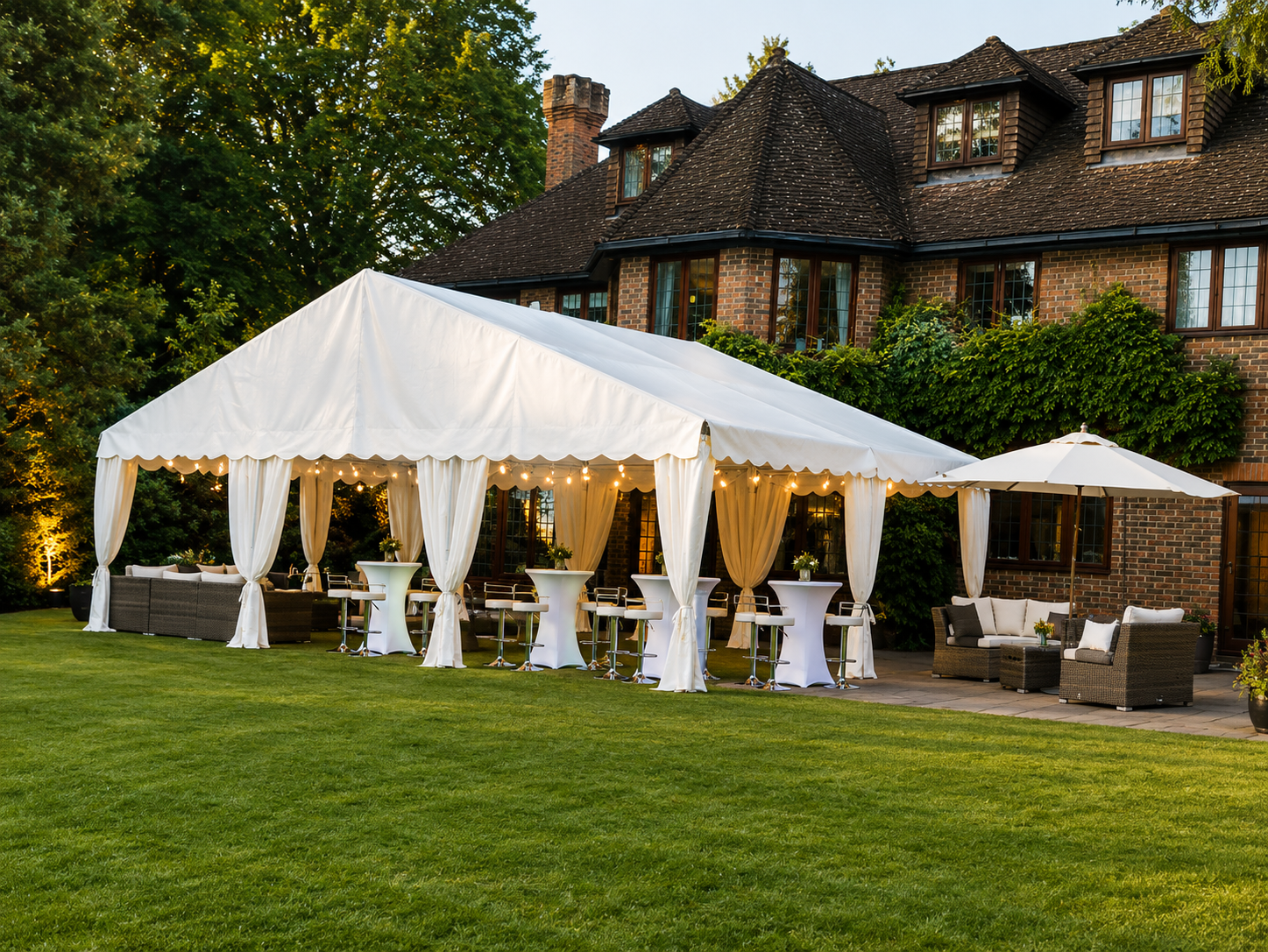 Party Marquee Black Tie