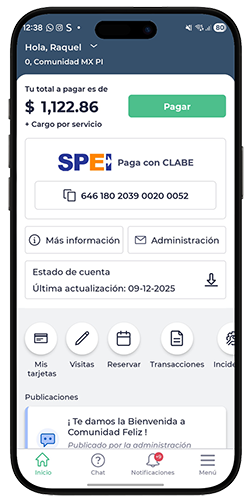 Cell ejemplo de aplicación comunidadfeliz.