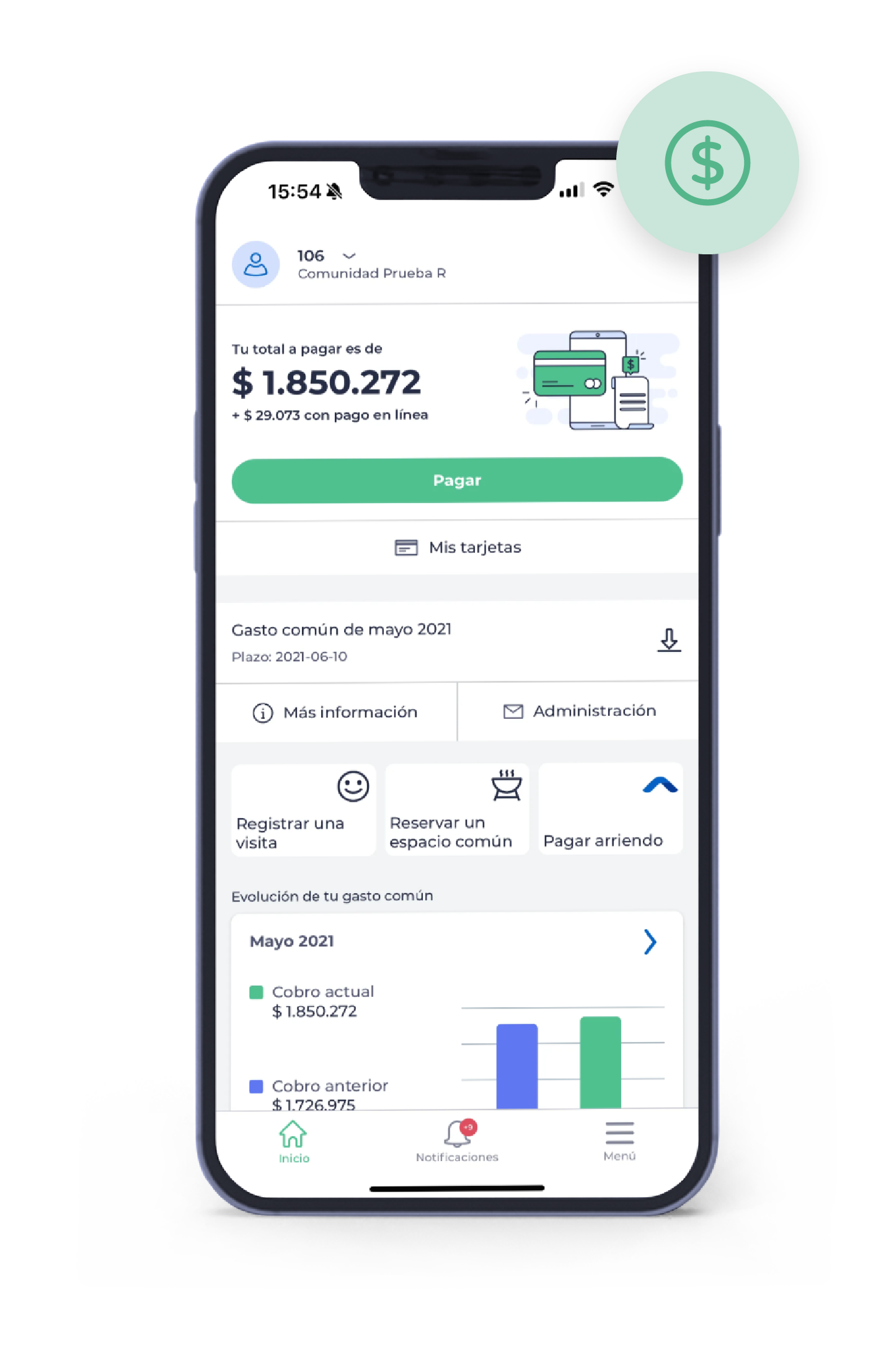 Participación y notificaciones al instante.
