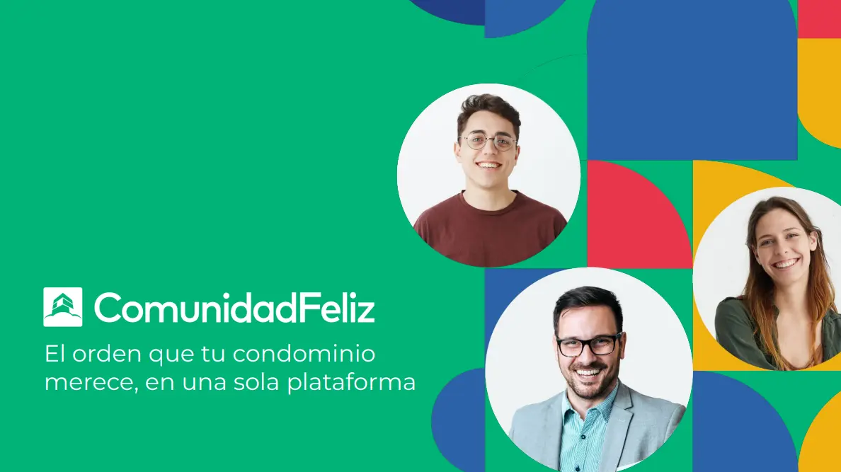 Portada de la presentación comercial ComunidadFeliz