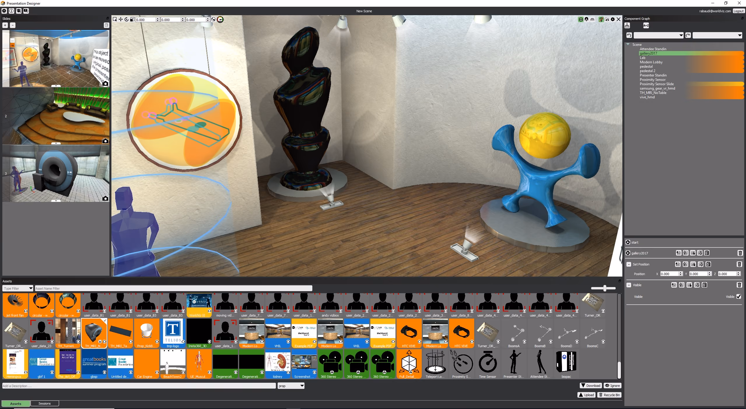 A look at Vizible Presentation Designer, where you can create dynamic VR presentations without coding. 