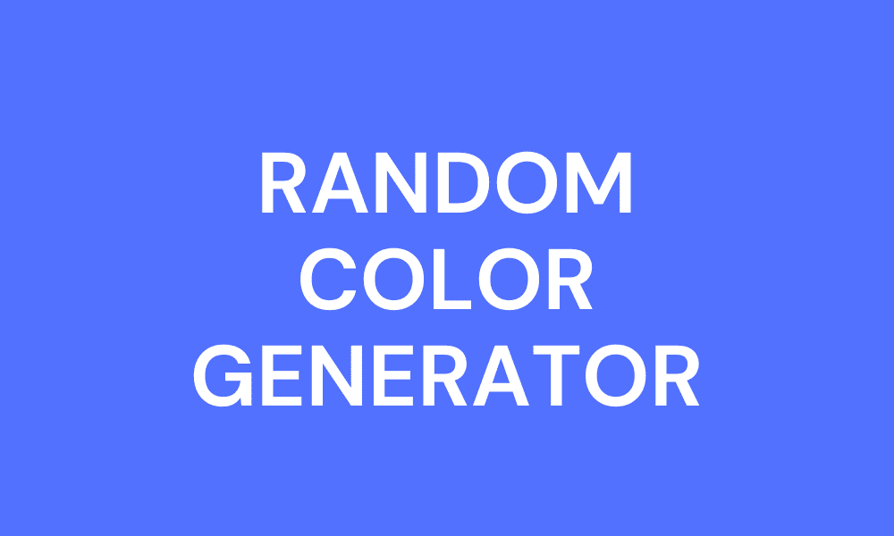 Random Color Generator: Shuffle One Color to Another